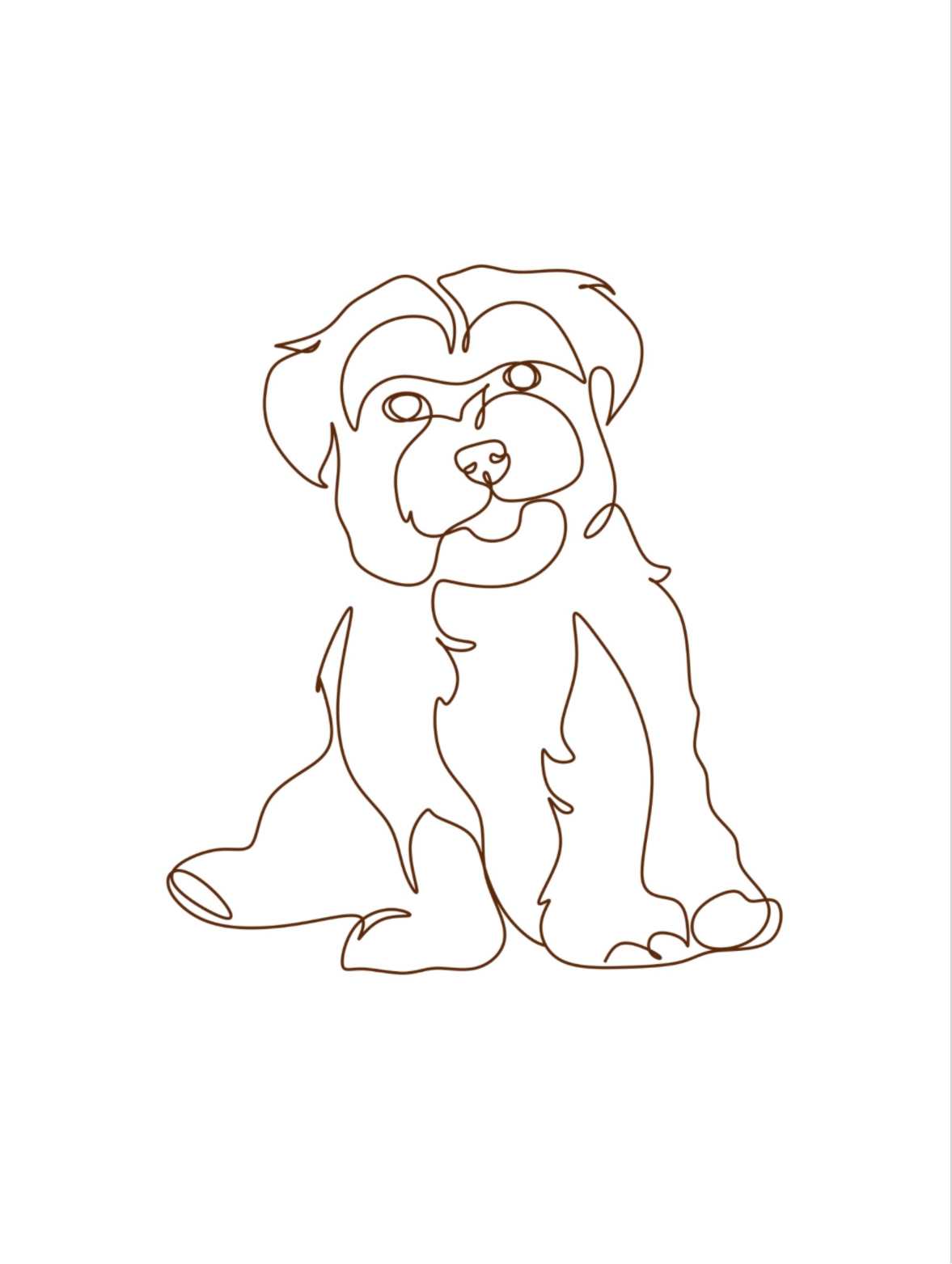 Custom pet portrait