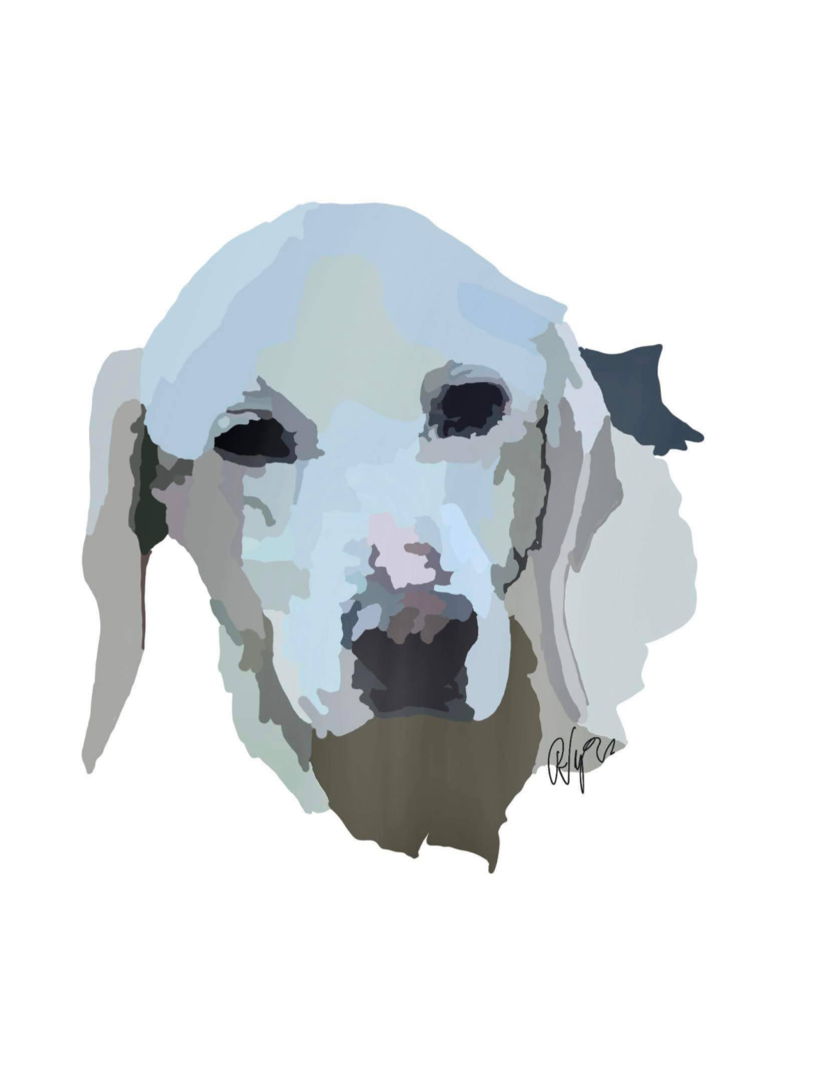 Custom pet portrait