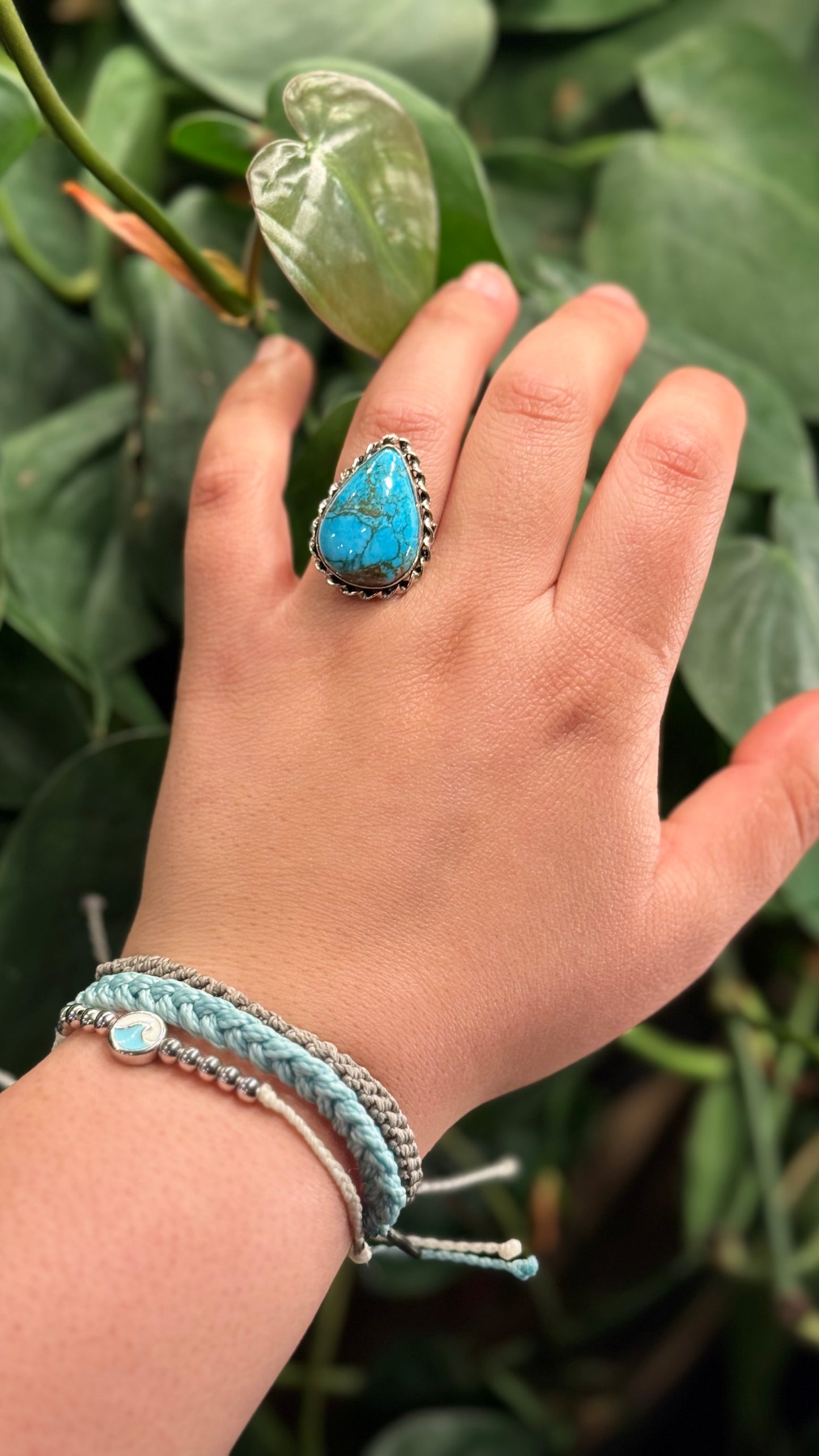 Turquoise Adjustable ring