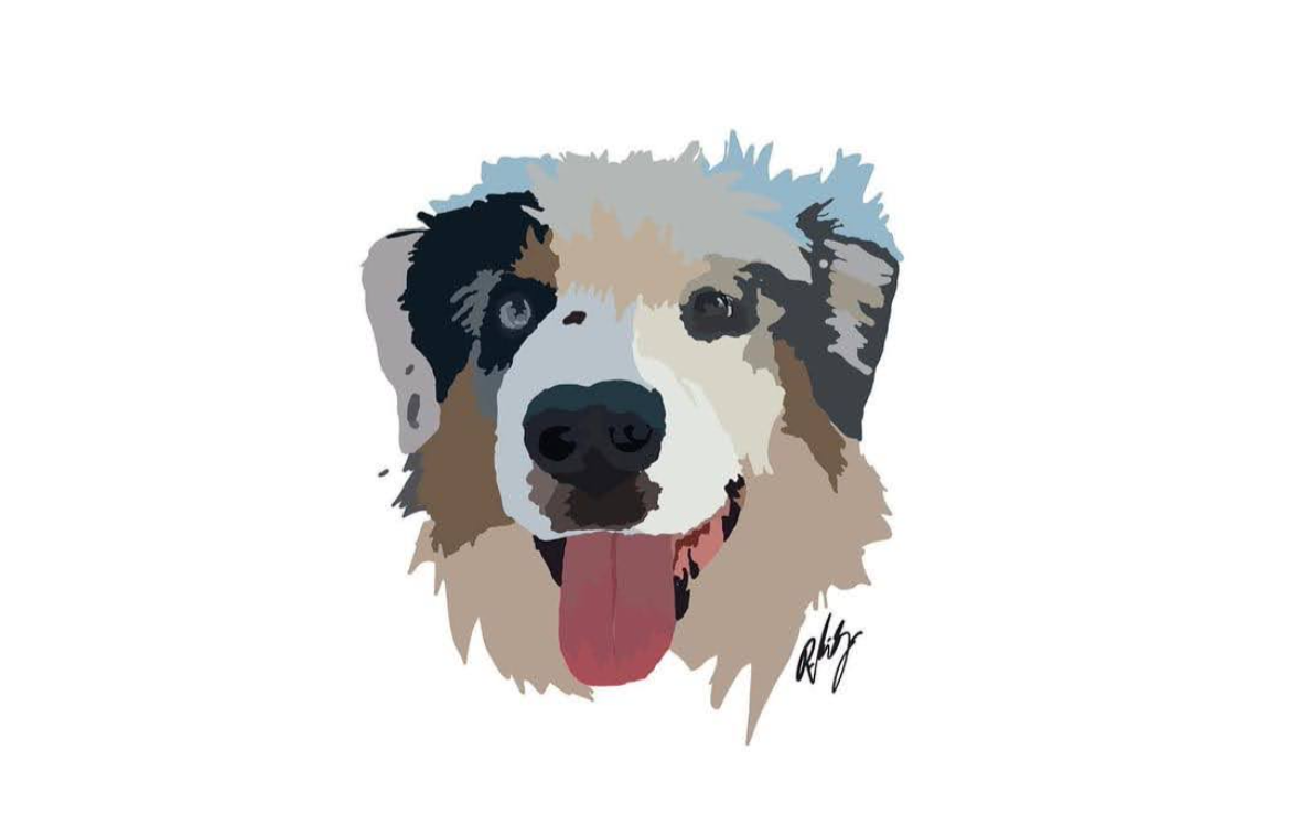 Custom pet portrait