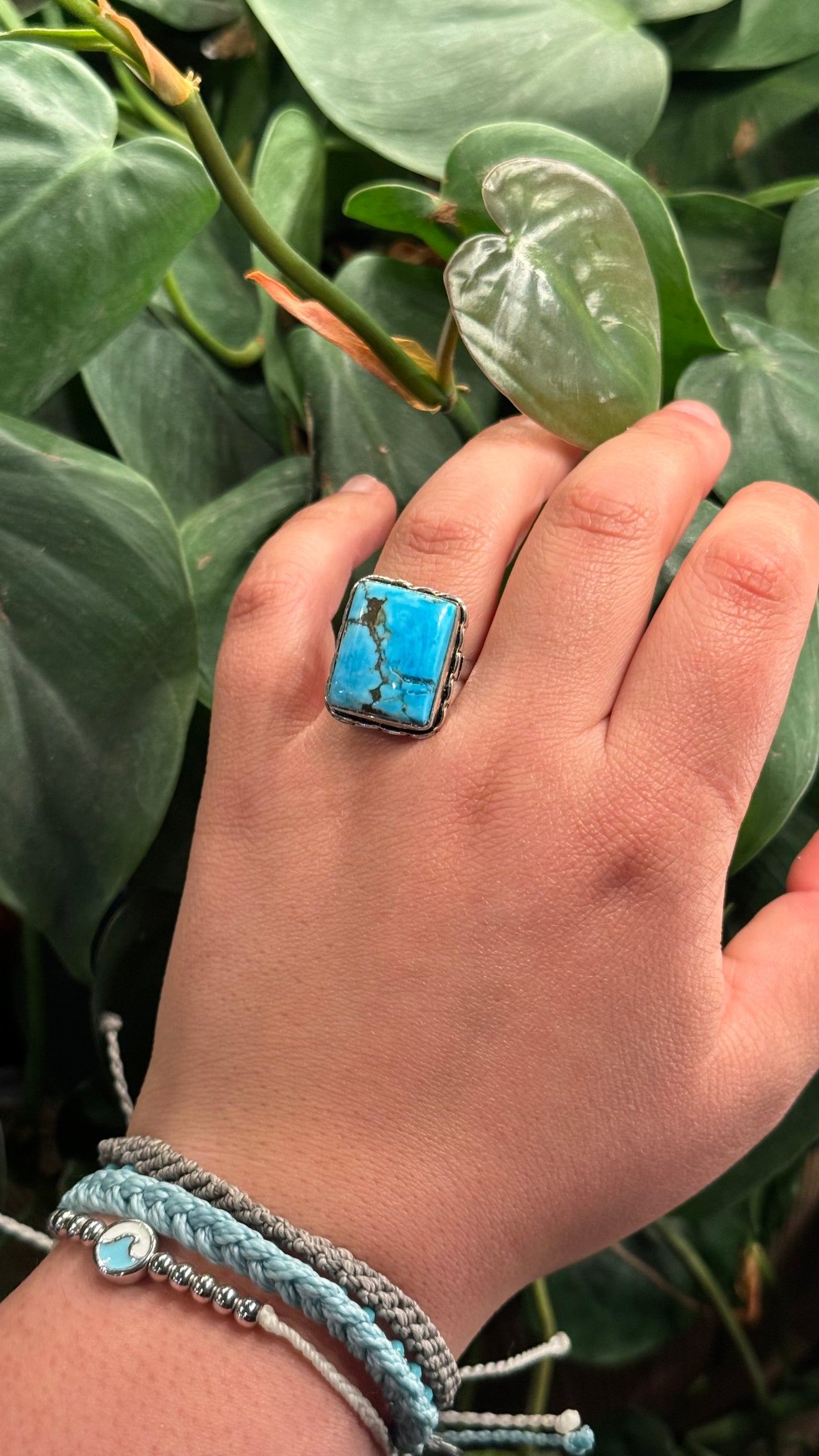 Turquoise Adjustable ring