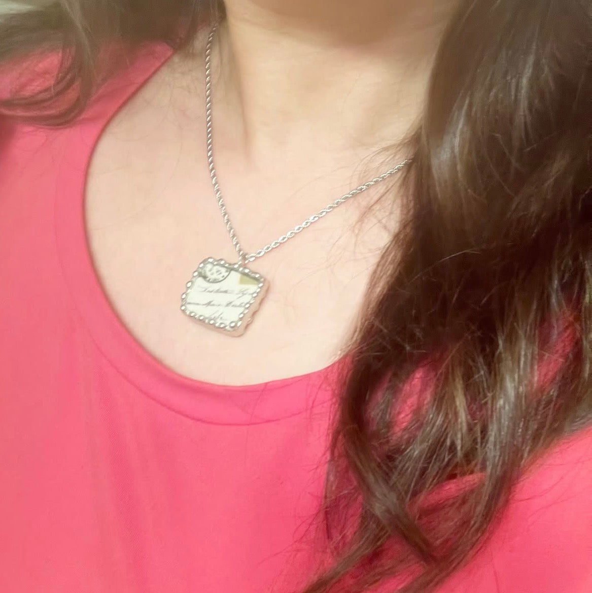 Custom broken plate jewelry