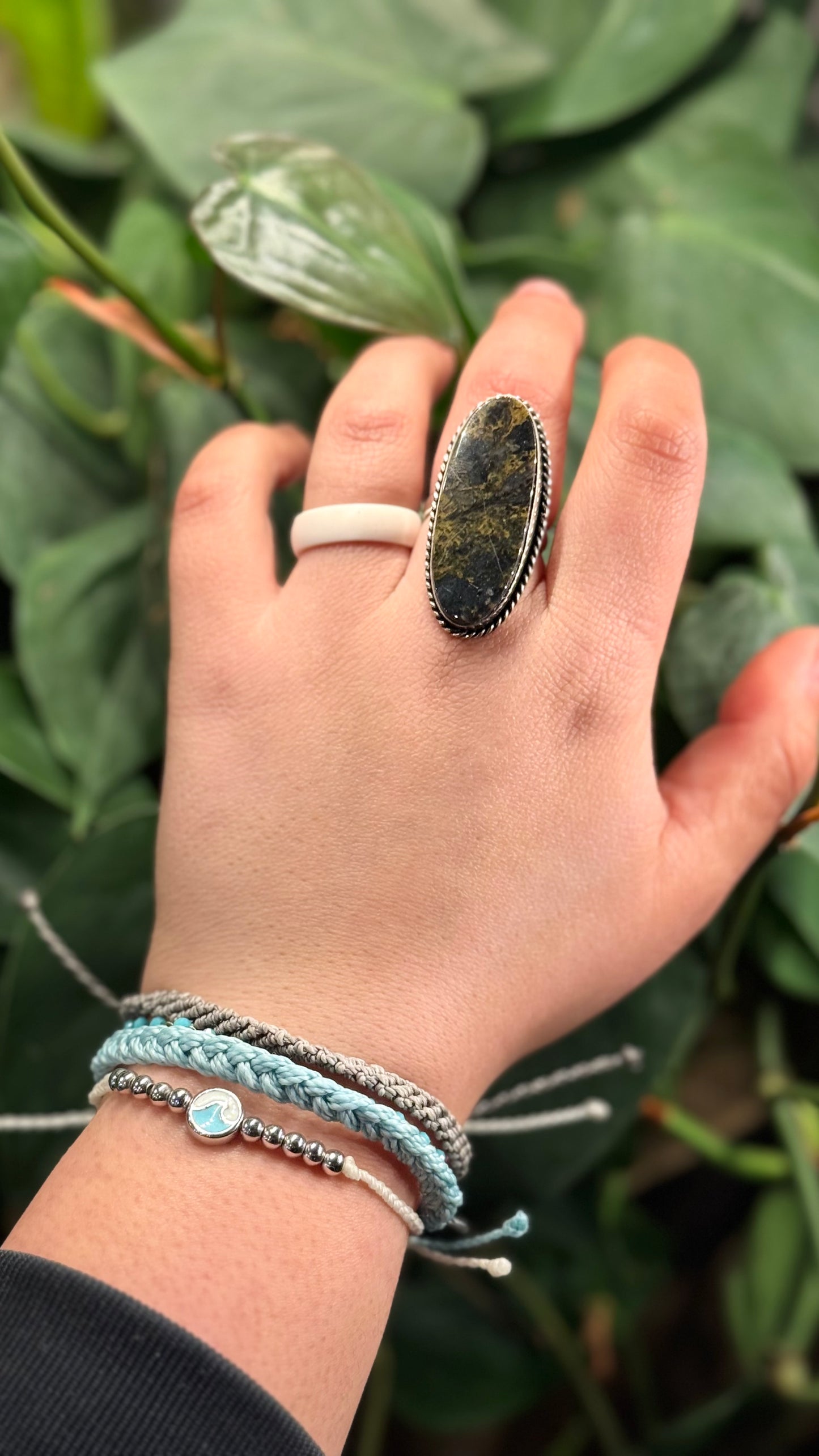 Bumblebee Jasper Adjustable ring