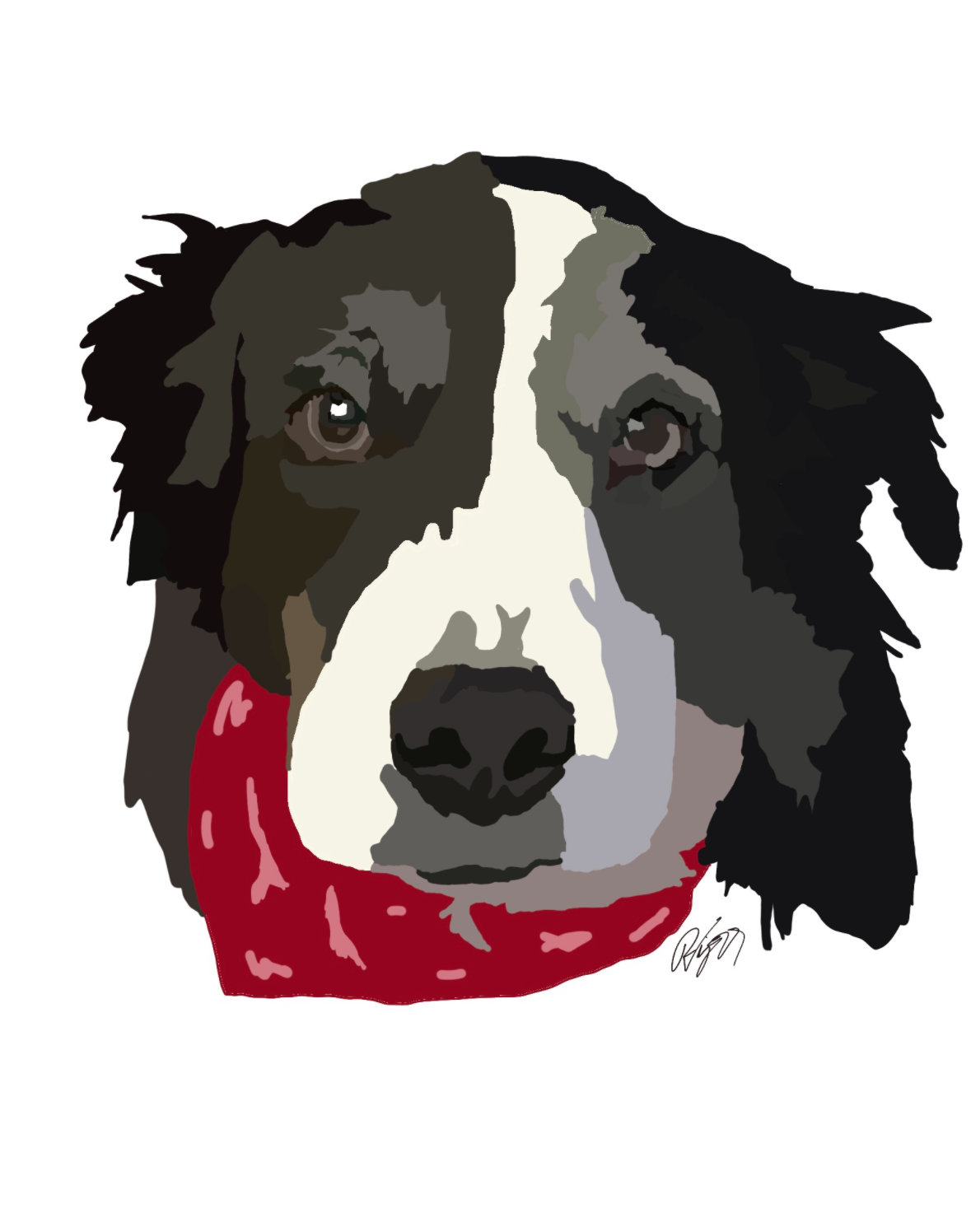 Custom pet portrait
