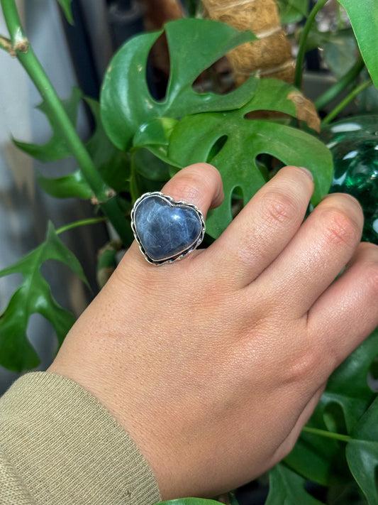 Sodalite stone ring size 6