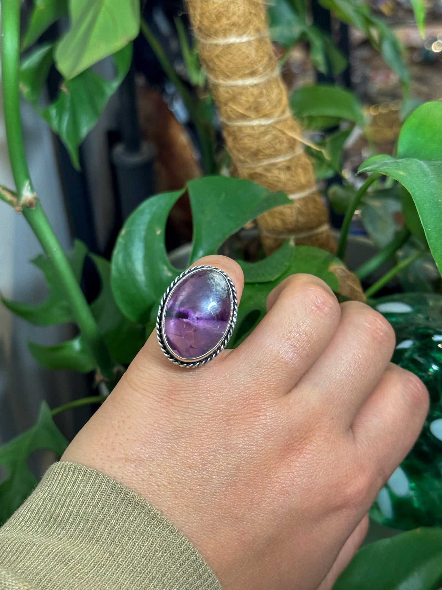 Size 6 amethyst ring