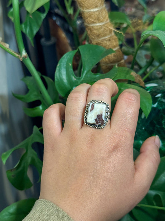 Size 7.5 jasper ring