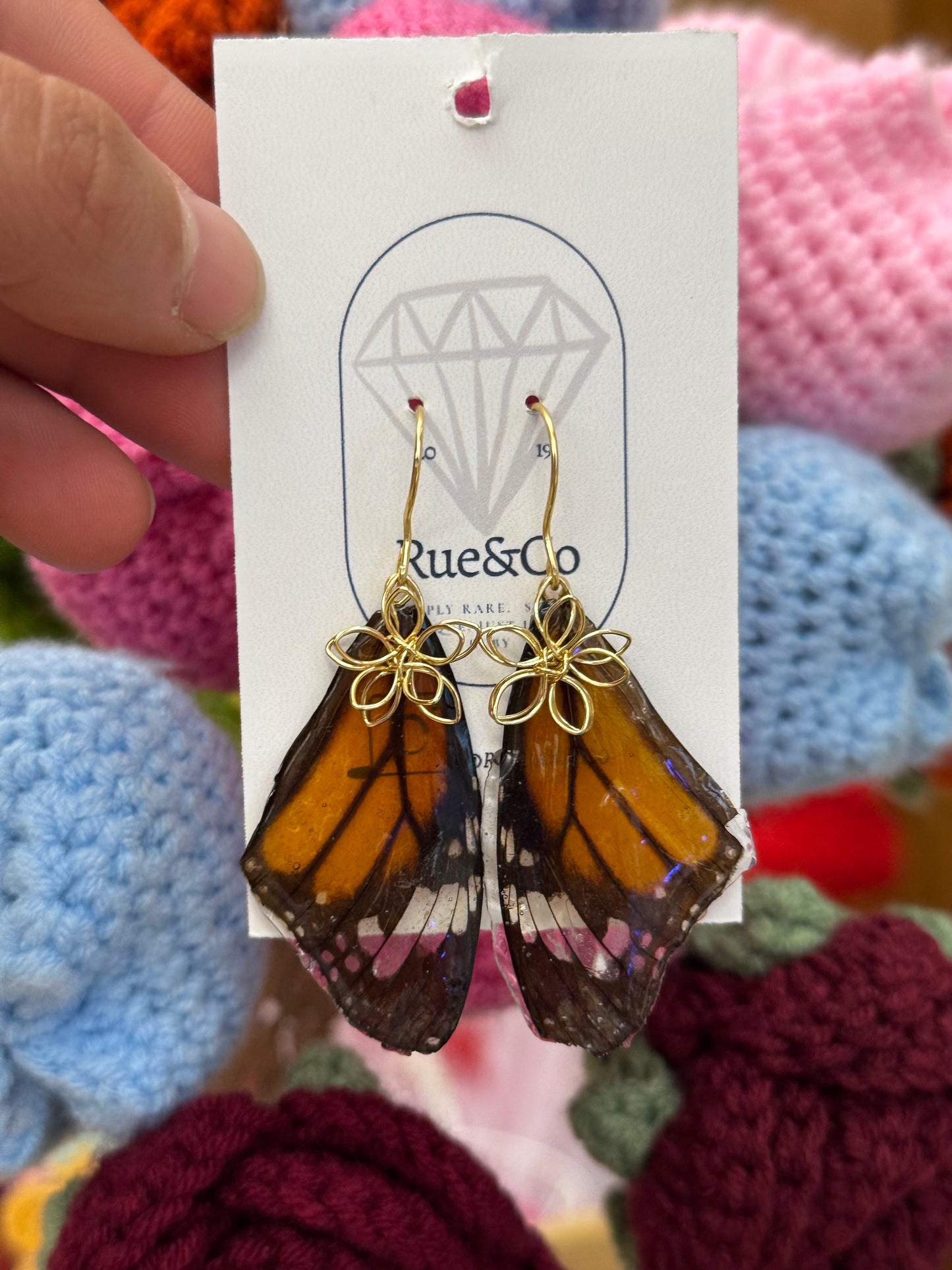 Butterfly earrings