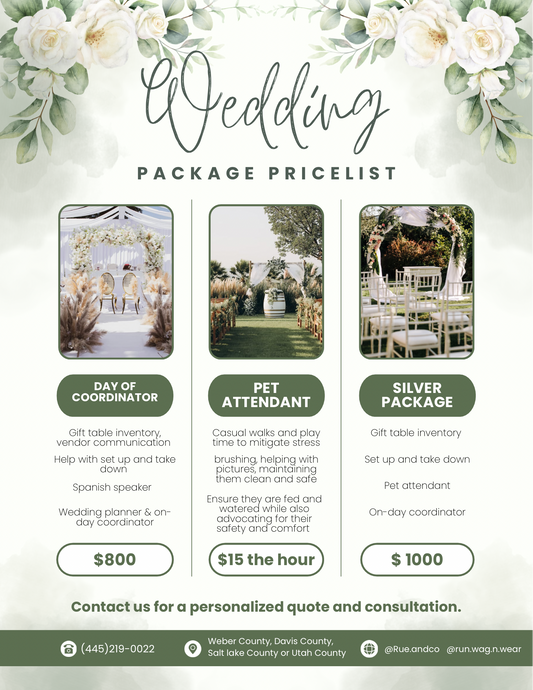 Day of wedding coordinator