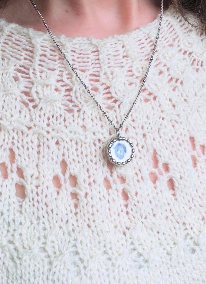 Custom broken plate jewelry