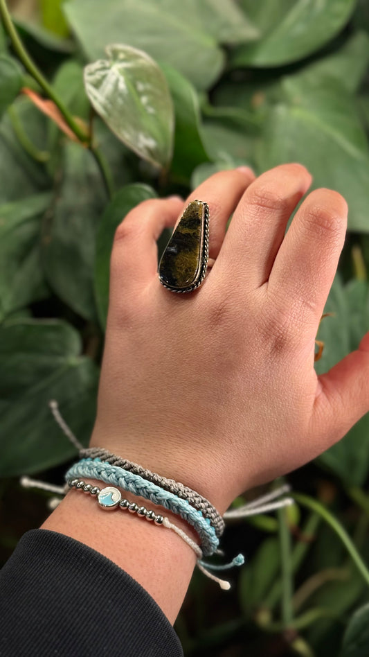 Bumblebee Jasper Adjustable ring