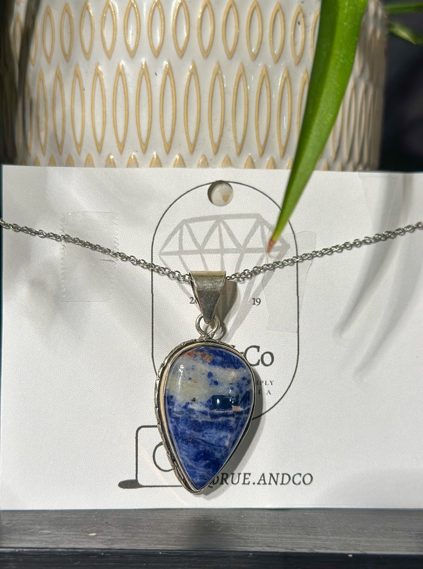 Sodalite necklace