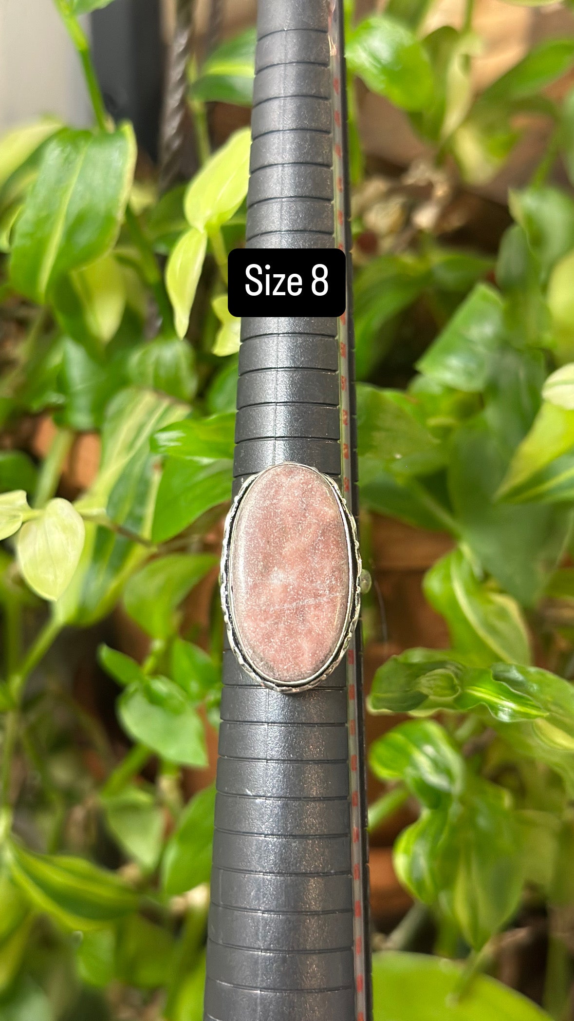 Size 8 stone ring