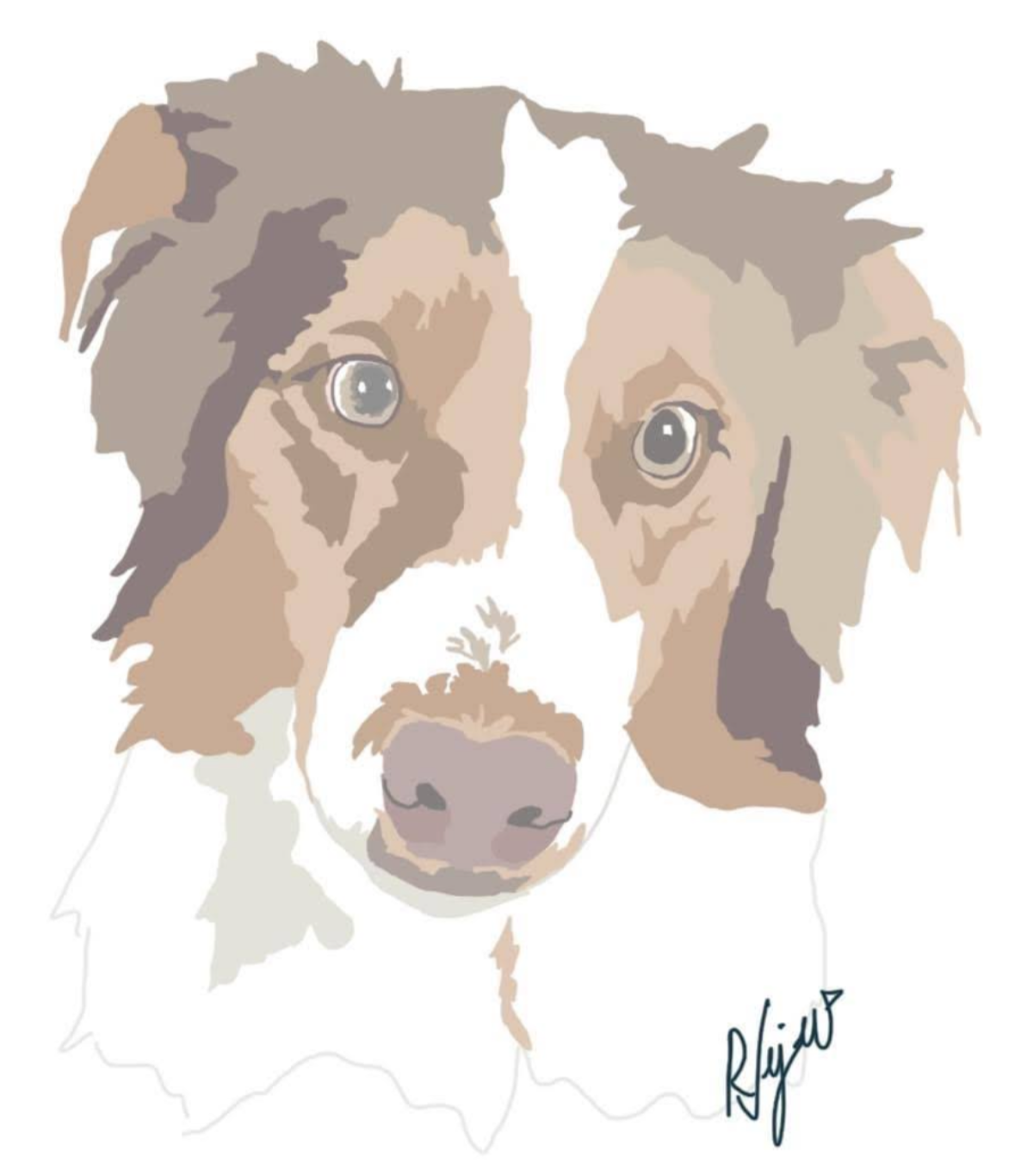 Custom pet portrait