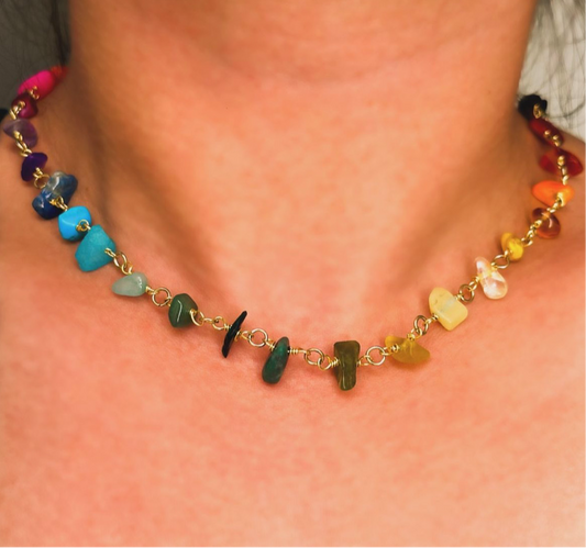 Rainbow necklace