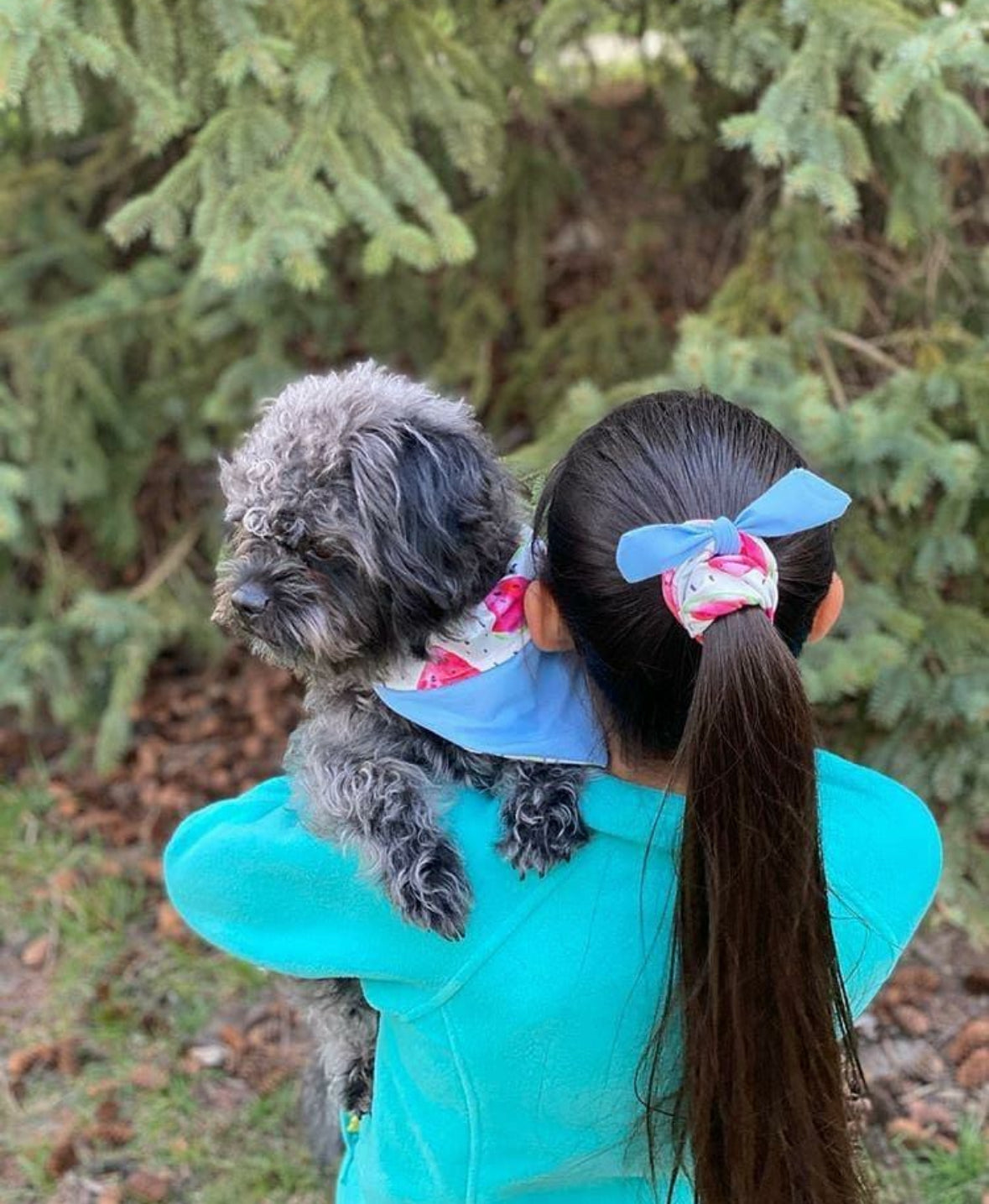 Reversible watermelon bandanna